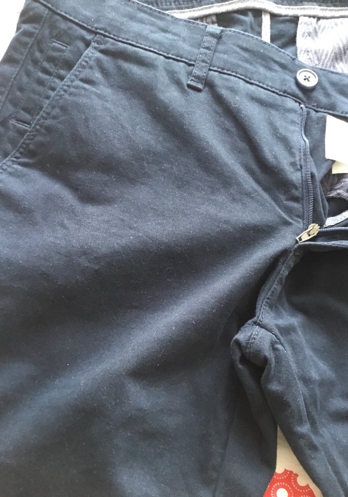 Lacivert 
Pamuklu Düğmeli Erkek Pantolon - Görsel 3