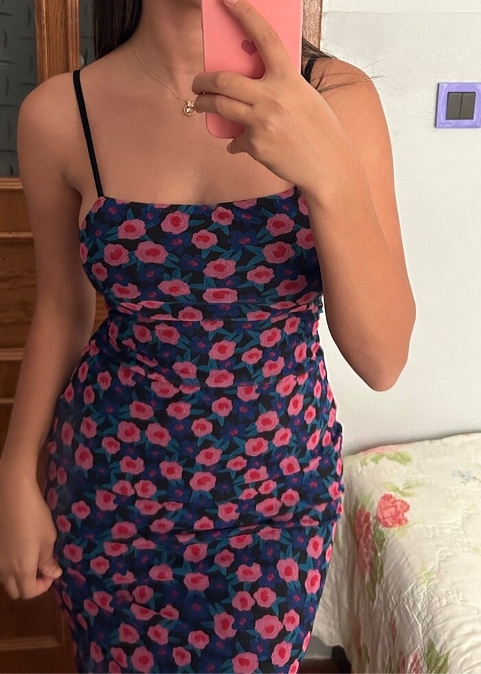 Renkli elbise - Görsel 2