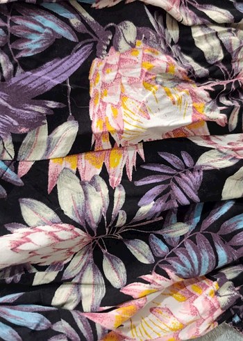 Kadın Çok Renkli Bohem Mini Tulum - Görsel 3