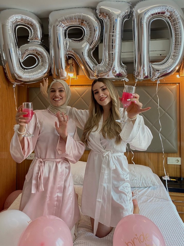 Bohem Tarzı Beyaz Midi Kadın Sabahlık - Görsel 2