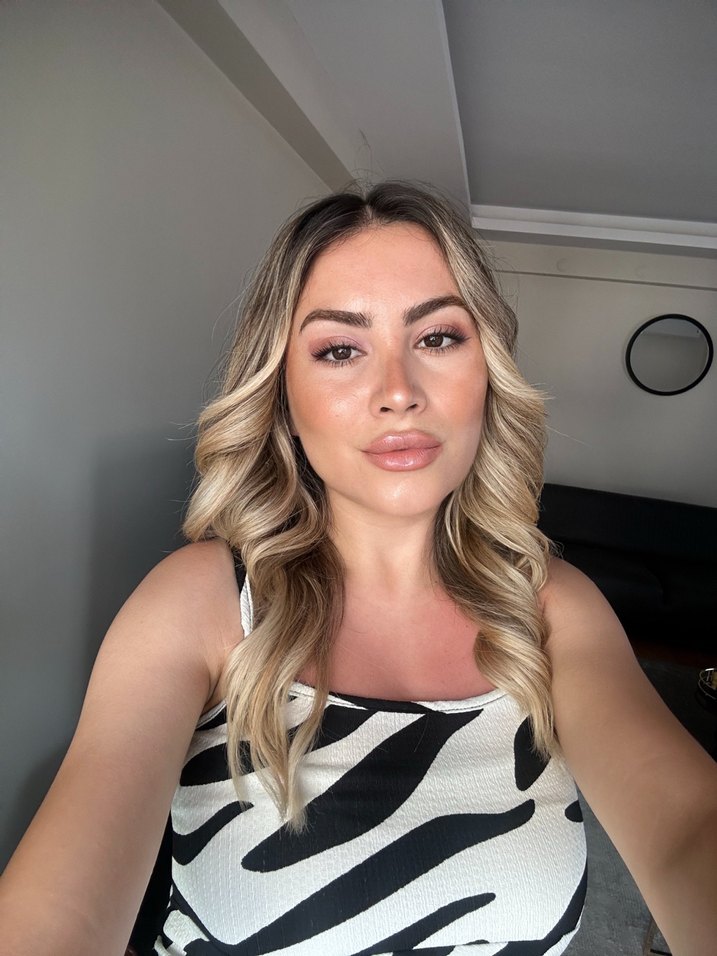 Zebra Desenli Straplez Midi Elbise - Görsel 3