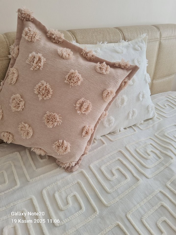 ponponlu cappucino kırlentleri - Görsel 4