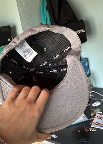 Gri Adidas Erkek Şapka - Görsel 4