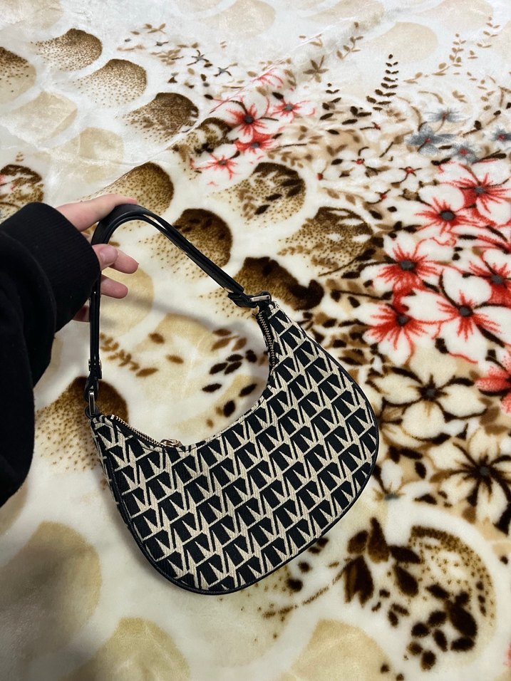 Zebra Desenli Kadın Omuz Çantası - Görsel 3