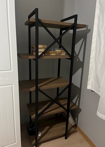 Koyu Kahverengi kitap Raf Ünitesi - Görsel 2