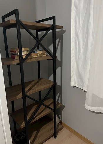 Koyu Kahverengi kitap Raf Ünitesi - Görsel 3