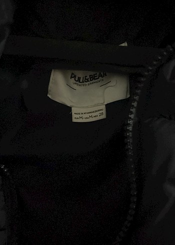 Siyah Yüksek Yakalı Kadın Şişme Yelek - Görsel 2