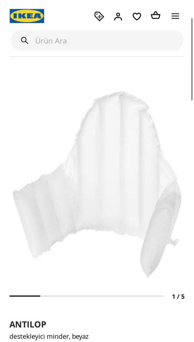 İkea antilop mama sandalyesi minderi ve kılıfı - Görsel 3
