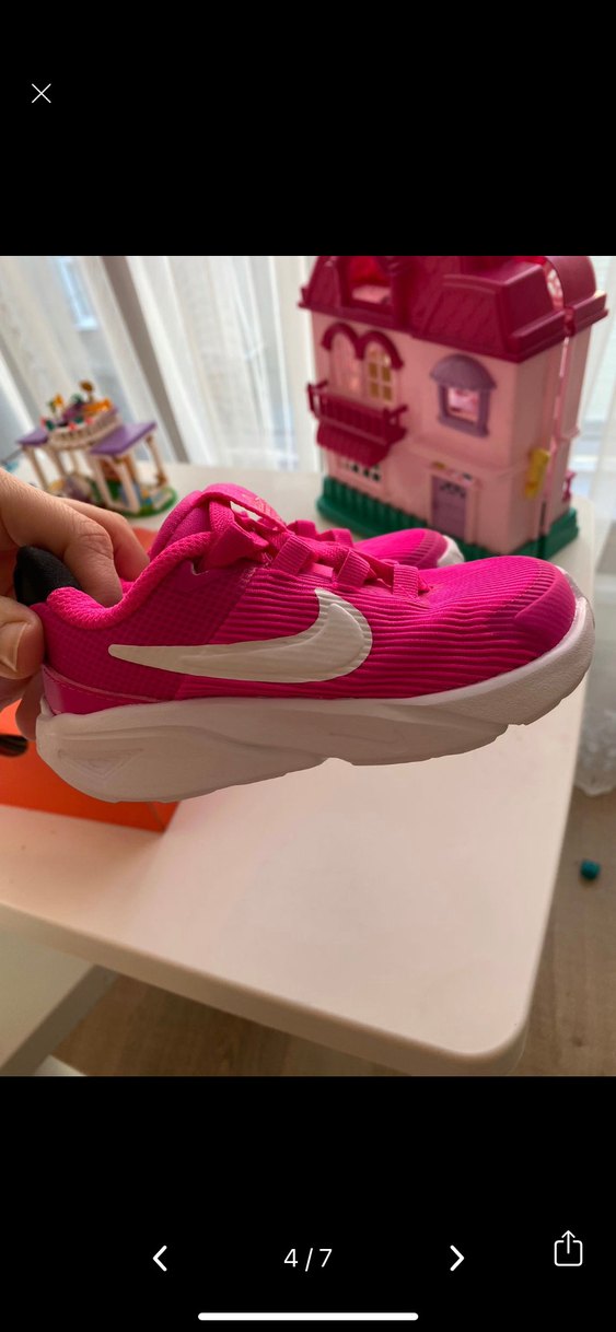 Kız Çocuk Pembe Spor Ayakkabı 25 numara - Görsel 4