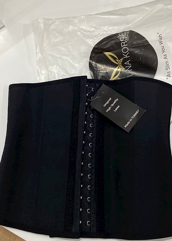 Yamuna kısa latex korse s bed.etiketli paketinde hiç kullanılmad - Görsel 5