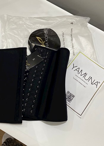 Yamuna kısa latex korse s bed.etiketli paketinde hiç kullanılmad - Görsel 4