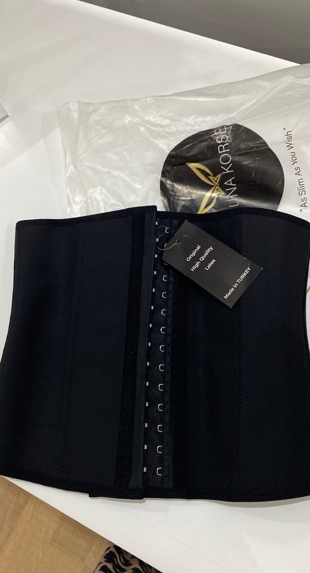 Yamuna kısa latex korse s bed.etiketli paketinde hiç kullanılmad - Görsel 5