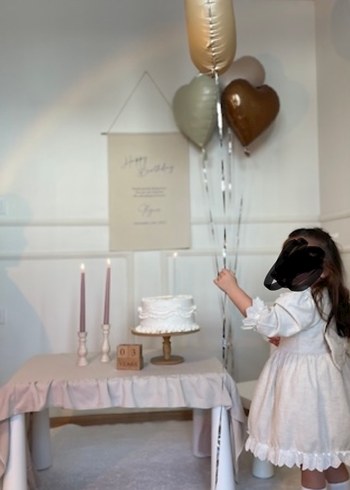 Fistolu dantelli 4-5 yaş kız çocuk elbise - Görsel 4