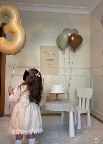 Fistolu dantelli 4-5 yaş kız çocuk elbise - Görsel 5