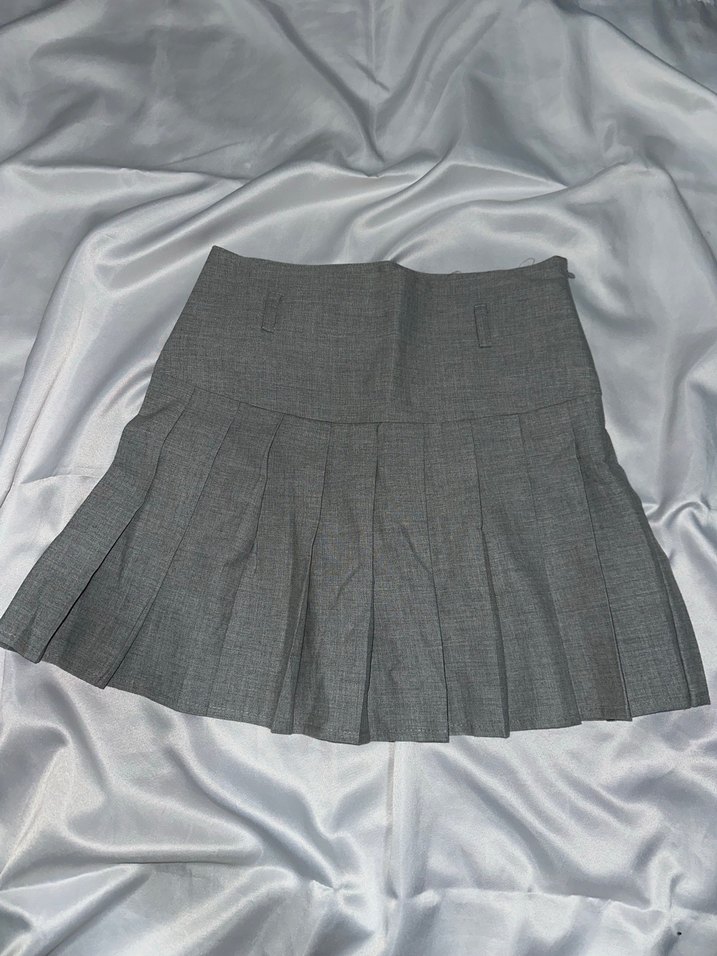 Kadın Siyah Deri Pilili Midi Etek - Görsel 3