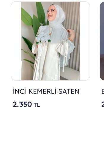 Uzun Beyaz elbise - Görsel 3