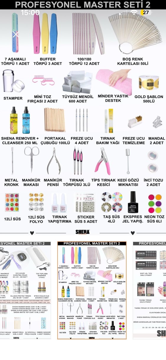 Protez tırnak seti - Görsel 4