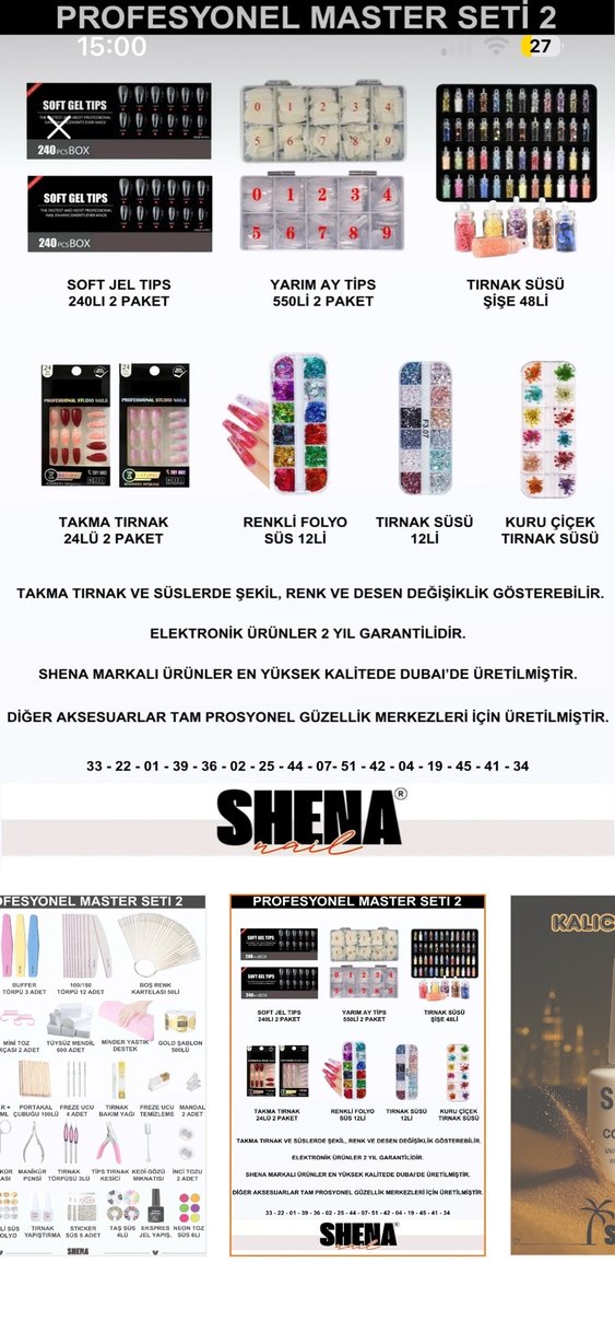 Protez tırnak seti - Görsel 5