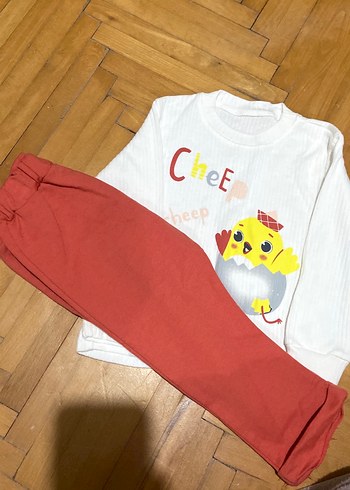 Renkli Baskılı Çocuk  Takımı - Görsel 2