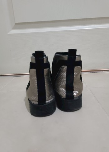 Siyah  Kadın süet Bot - Görsel 3