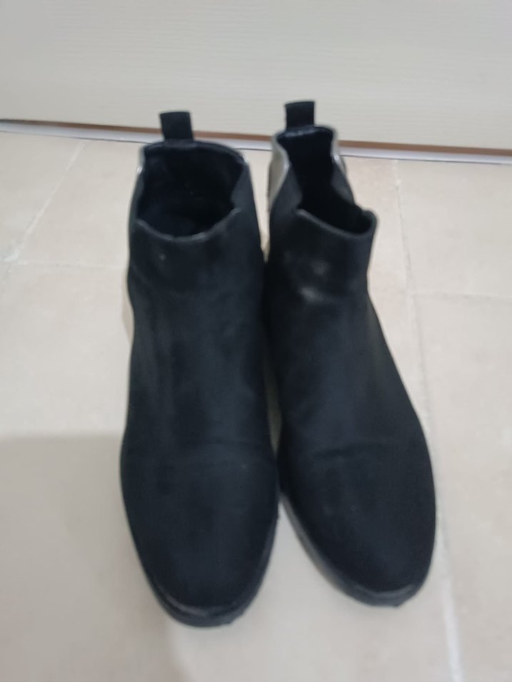 Siyah  Kadın süet Bot - Görsel 2