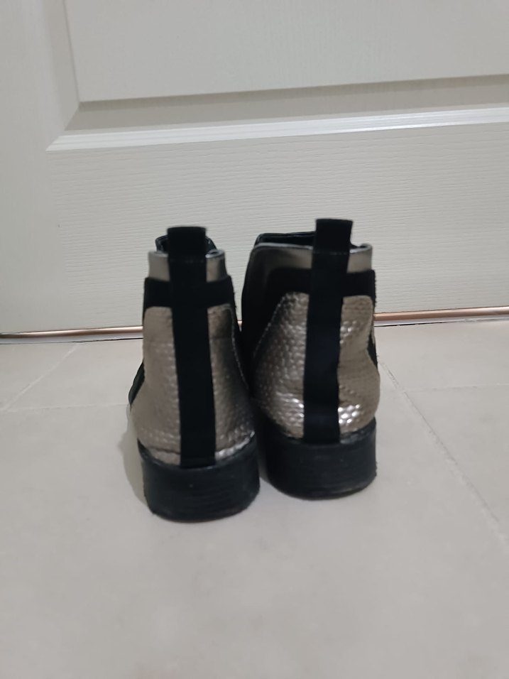 Siyah  Kadın süet Bot - Görsel 3