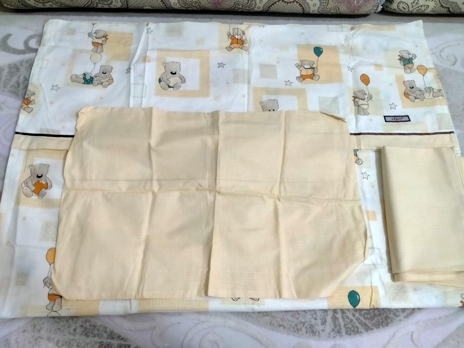 Bej Renkli Baskılı Çocuk Nevresim Takımı - Görsel 3