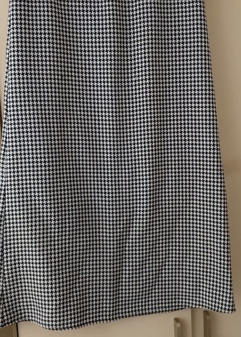 Gri Kareli Pilili Kadın Kumaş - Görsel 2