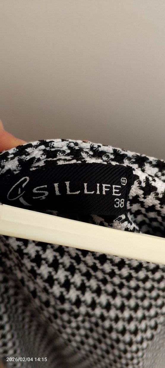 Gri Kareli Pilili Kadın Kumaş - Görsel 3