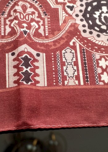 Kadın Kahverengi İpek Görünümlü Bohem - Görsel 2