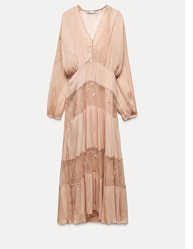 Zara Dantel Romantik Elbise