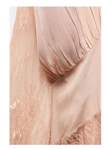 Zara Zara Dantel Romantik Elbise