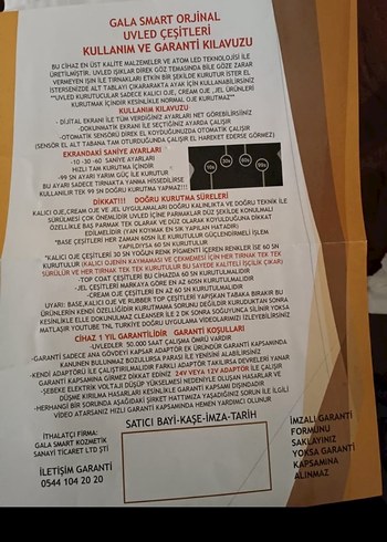 Beyaz Gala Smart jel kurutma - Görsel 4