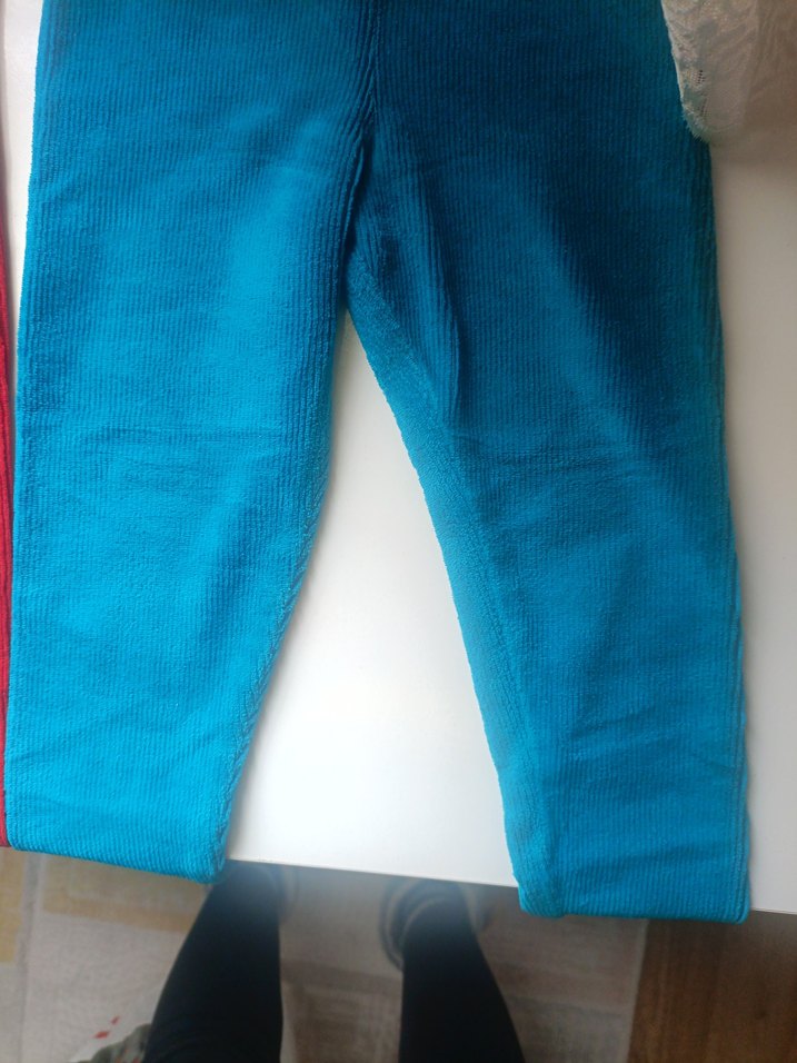 Kız Çocuk Süet Tayt Seti - Çok Renkli - Görsel 2