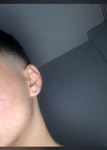 6MM Mıkantıslı Küpe - Görsel 2