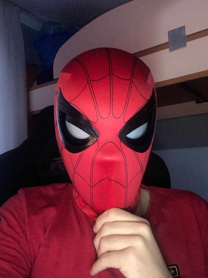 Gözü kısılabilen Örümcek adam maskesi - Görsel 2