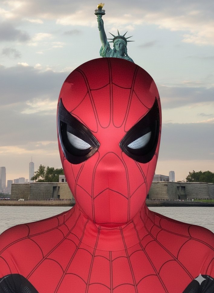 Kırmızı Örümcek Adam Maskesi - Görsel 2