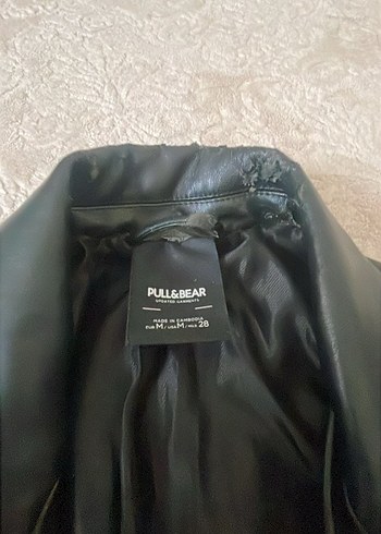 Siyah Deri Blazer Ceket - Görsel 2