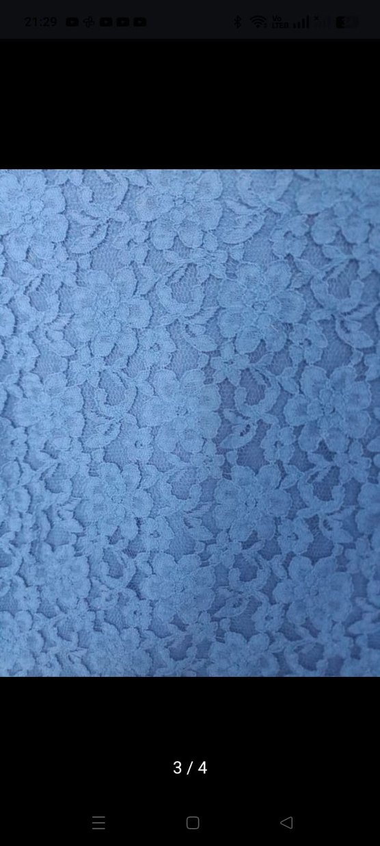 Koton Mavi Dantel Mini Etek - Görsel 3