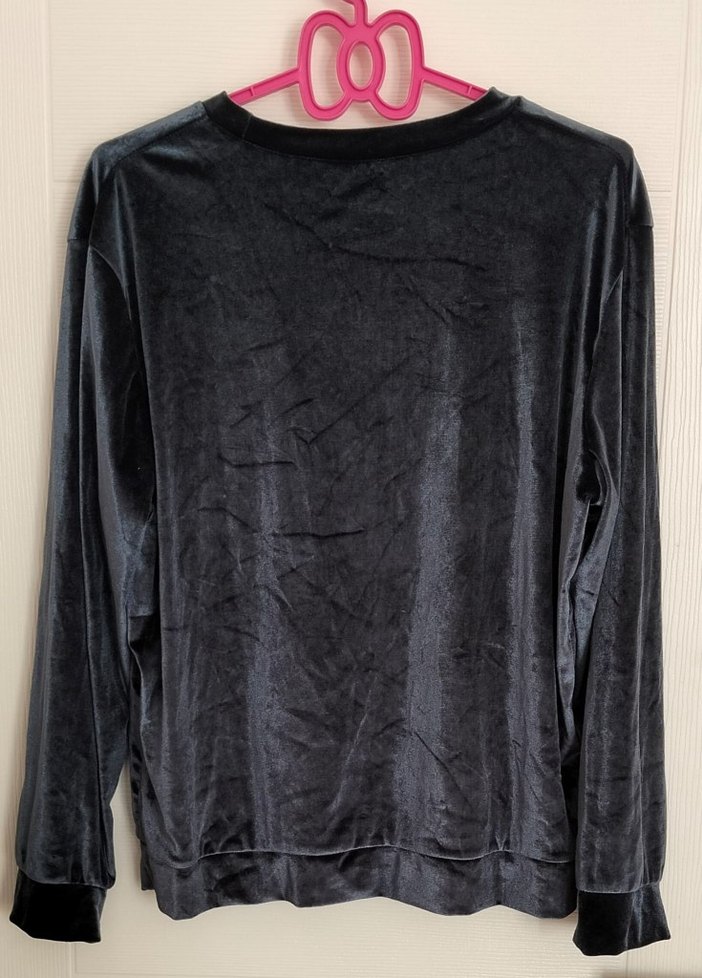 Kadife Büyük Beden Kadın Eşofman Takımı - Görsel 4