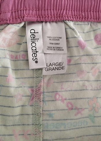 Renkli Dekoratif Düğmeli Kadın %100 Pamuk Mini Şort - Görsel 3