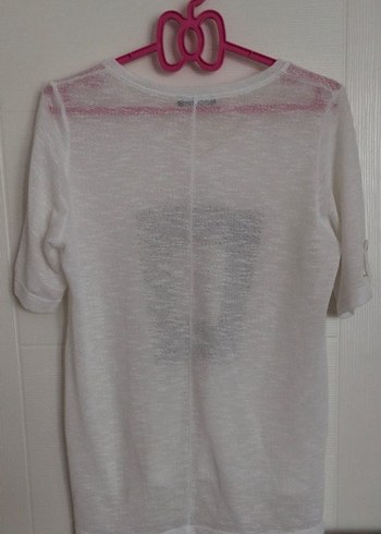 Tuvid Marka Dokuma Kumaş Kadın T-Shirt - Görsel 2