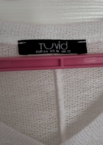 Tuvid Marka Dokuma Kumaş Kadın T-Shirt - Görsel 3