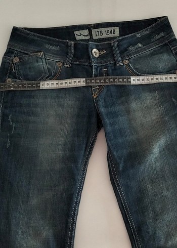 LTB Düşük Bel Düz Paça Lacivert Jeans - Görsel 6
