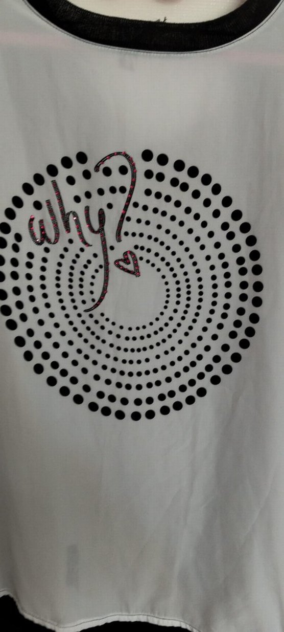 Desigual Kadın Tasarım Siyah Beyaz Bluz - Görsel 4