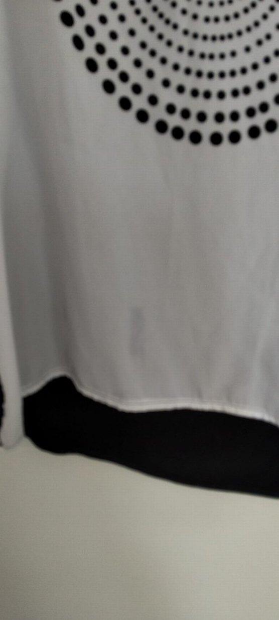 Desigual Kadın Tasarım Siyah Beyaz Bluz - Görsel 3