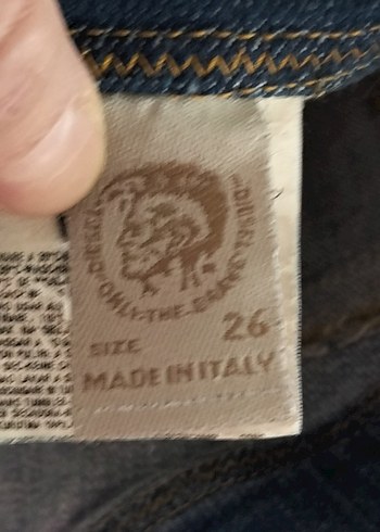 Diesel Orijinal Düşük Bel Düz Paça Jeans - Görsel 6