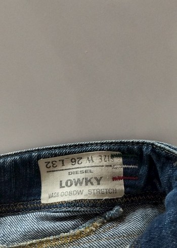 Diesel Orijinal Düşük Bel Düz Paça Jeans - Görsel 3