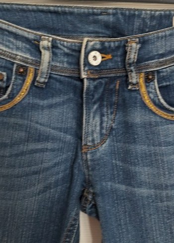 Diesel Orijinal Düşük Bel Düz Paça Jeans - Görsel 5