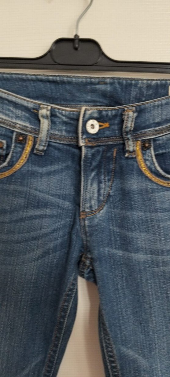 Diesel Orijinal Düşük Bel Düz Paça Jeans - Görsel 5